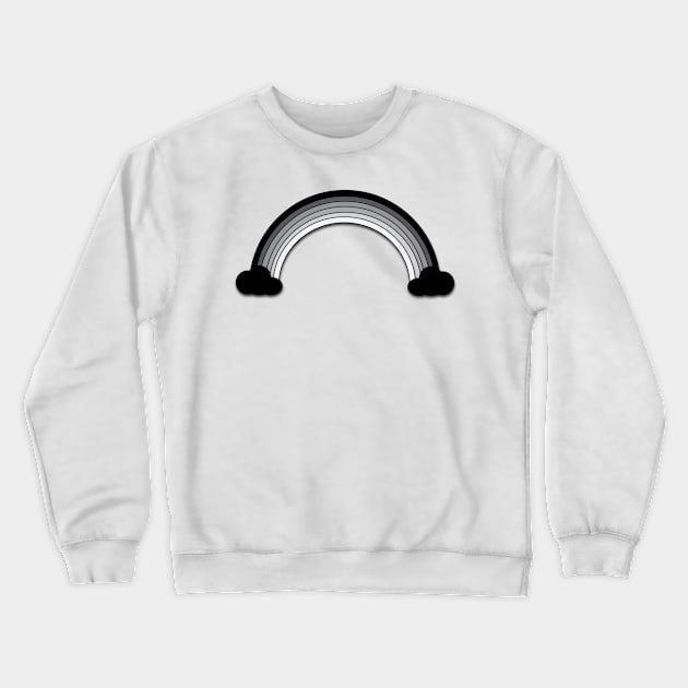 "I want to take a rainbow and paint it black" Crewneck Sweatshirt by emadamsinc